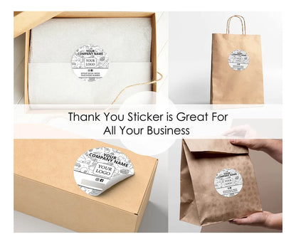 Etiquetas Adhesivas Redondas Termica Directa Rollo X500und