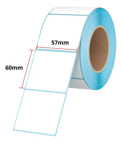 Etiquetas Adhesivas Balanza 57mm X 60mm Termica Directa X500