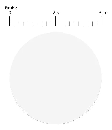Etiquetas Adhesivas Redondas Termica Directa Rollo X500und
